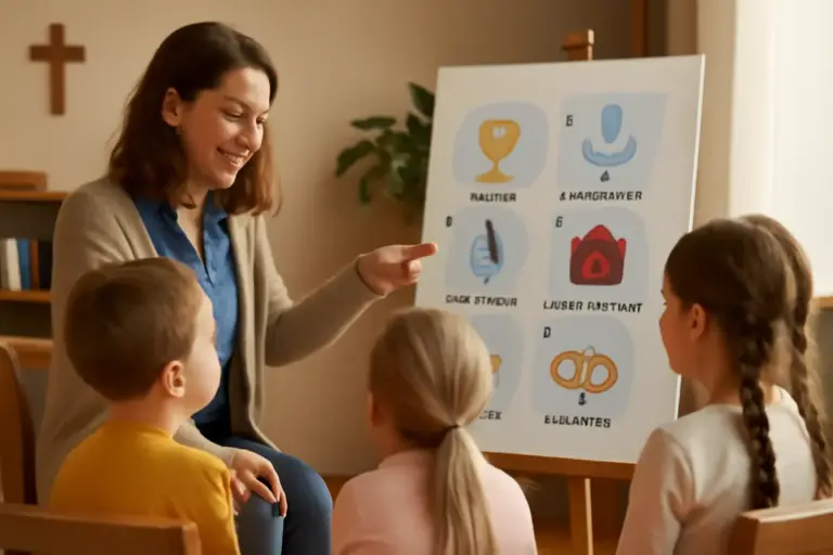 Come spiegare i sacramenti ai bambini? Il metodo che rende la catechesi indimenticabile