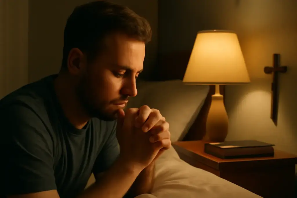 Preghiera personale cristiana efficace: la pratica serale che dona pace immediata