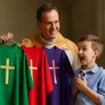 Che ruolo ha il colore dei paramenti liturgici? Il significato spirituale che entusiasma anche i bambini