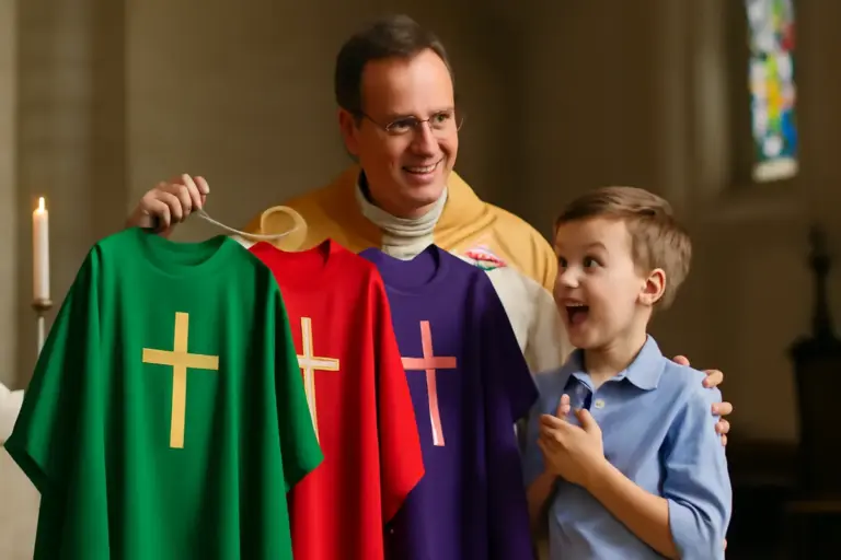 Che ruolo ha il colore dei paramenti liturgici? Il significato spirituale che entusiasma anche i bambini