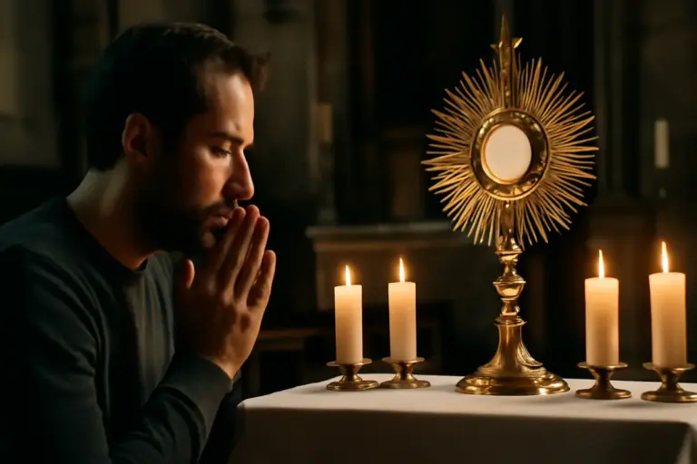 Adorazione silenziosa davanti al Santissimo: il segreto di chi ritrova equilibrio spirituale