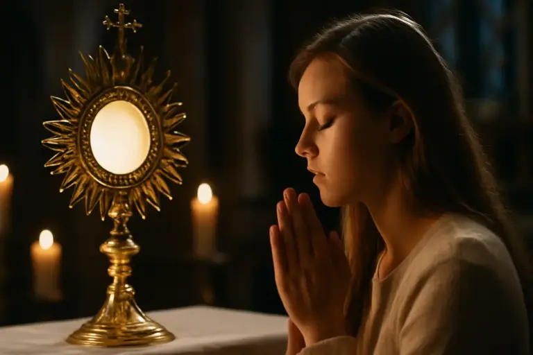 Partecipare all’adorazione eucaristica: i benefici spirituali immediati che puoi sperimentare